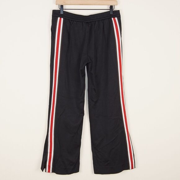 Akris Punto Marla Wide Leg Side Striped Knit Tuxedo Trousers Sweatpants Women 8 - Picture 4 of 15